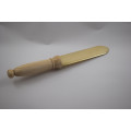 Band knife with brass blade